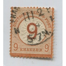 ALEMANIA 1874 Yv. 29 ESTAMPILLA USADA EN PERFECTO ESTADO, MUY RARA € 450